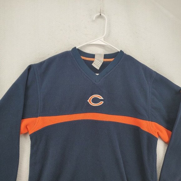 CHICAGO BEARS Sweatshirt Kid's Long Sleeve NFL TEAM APPAREL Blue X-Large - Picture 9 of 12
